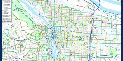 Peta Portland basikal